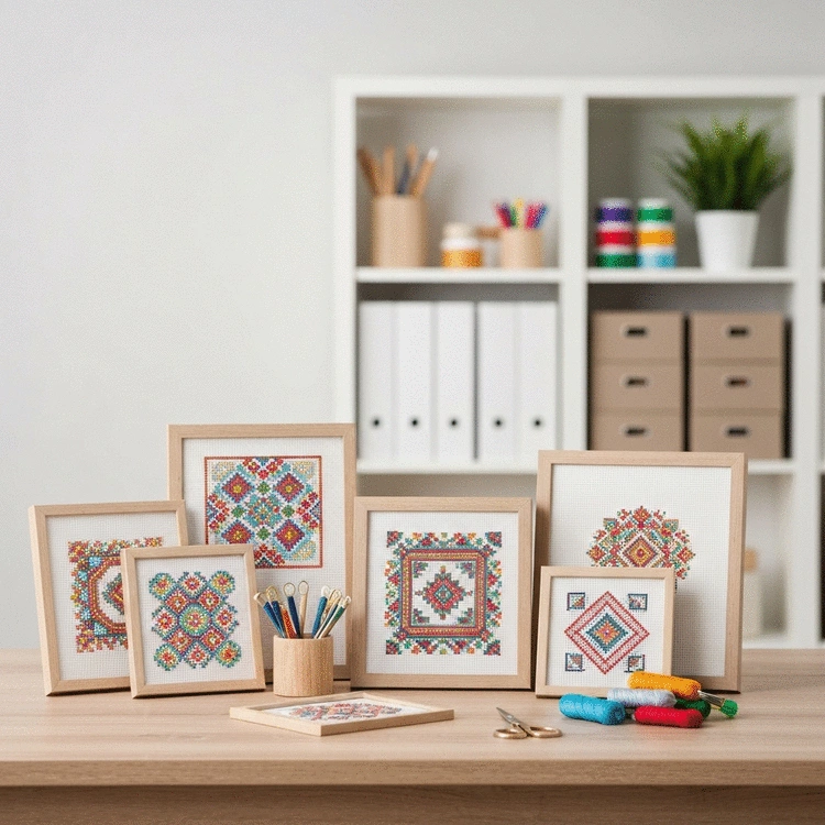 beginner cross stitch projects for home decor