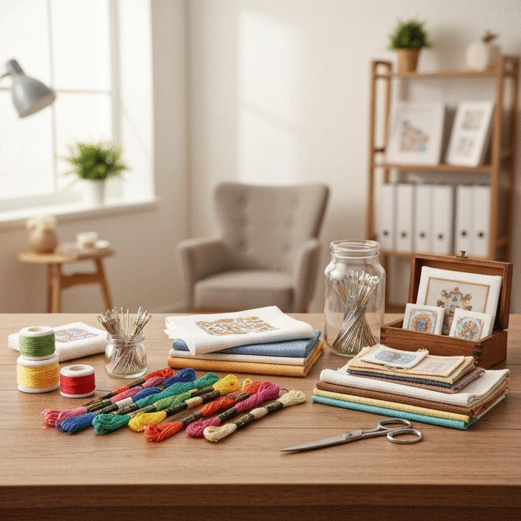 tips for organizing your cross stitching supplies