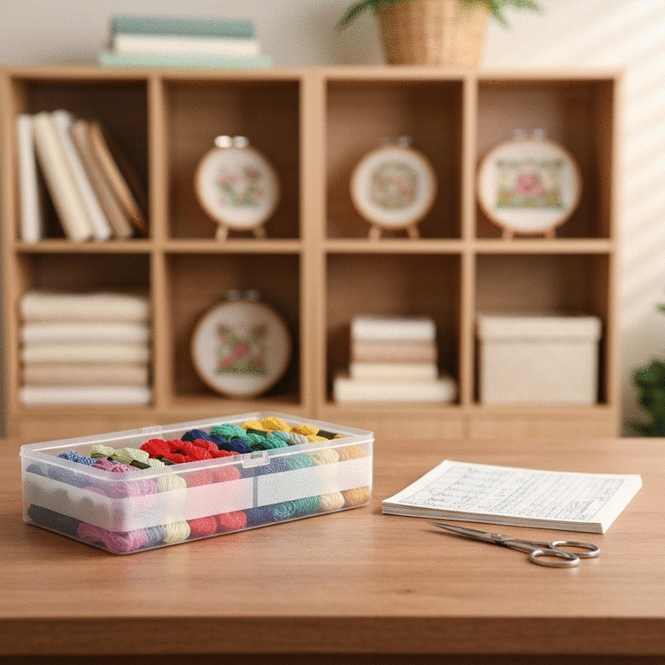 how to maintain and store your cross stitching materials