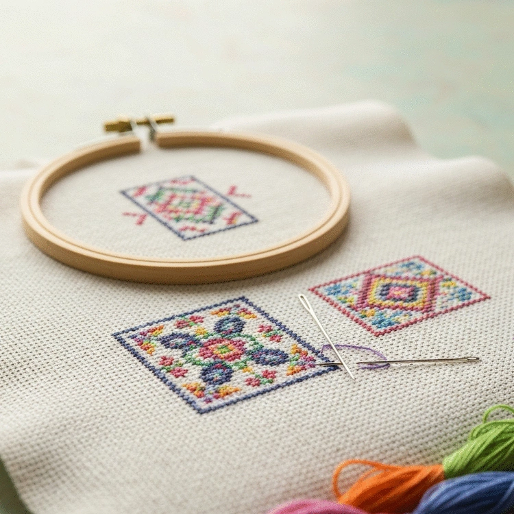 unique cross stitching techniques for creative designs