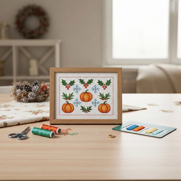 seasonal cross stitch patterns for festive decorations