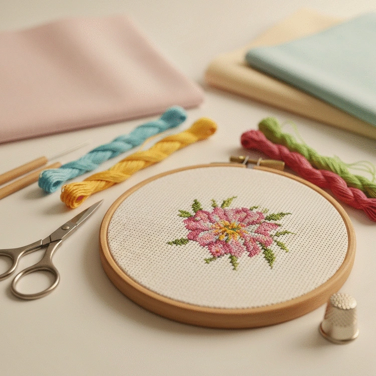 exploring traditional cross stitching techniques